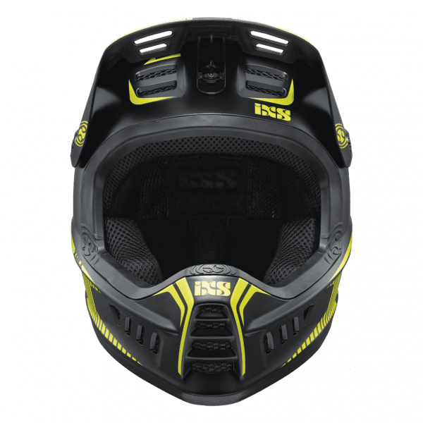 Xact Fullface Helm - zwart/limoen