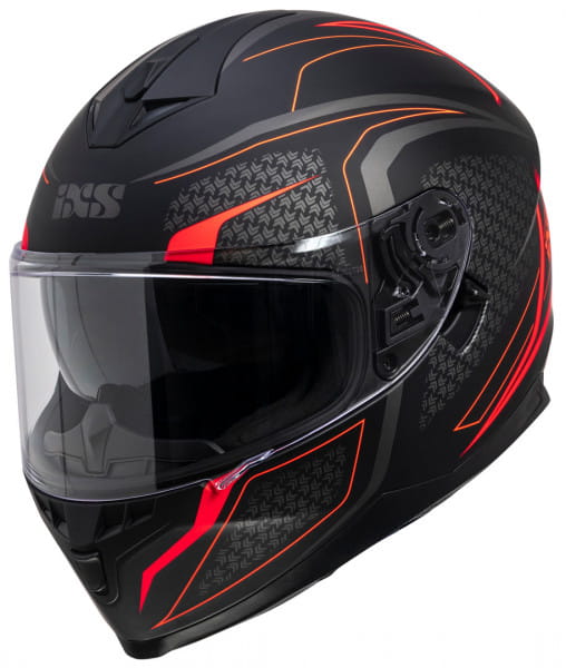 Full-face helmet iXS1100 2.4 - black matte red