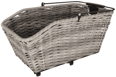 KLICKfix HR basket Structura GT, with basket clip - gray/reed