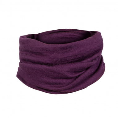 Baabaa Merino foulard multifonctionnel - Aubergine