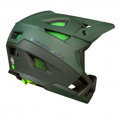 MT500 Fullface Helm mit Koroyd - Grün
