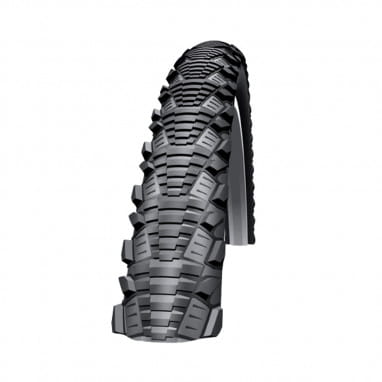 CX Comp clincher tire - 28x1.35 inch - K-Guard - reflective stripes - black