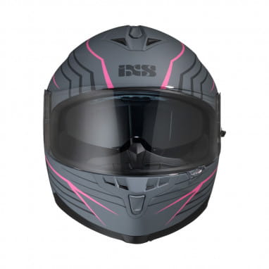 Full face helmet iXS1100 2.1 gray pink matte
