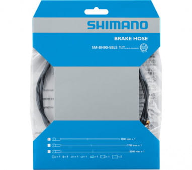 Shimano SAINT Bremsleitung SM-BH90-SBLS - schwarz, Bremsleitungen &  Bremszüge